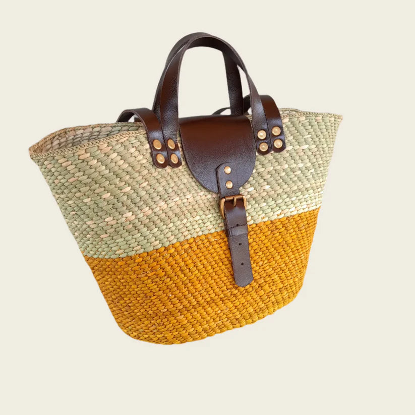 BEBA Tote Bag - Half Yellow