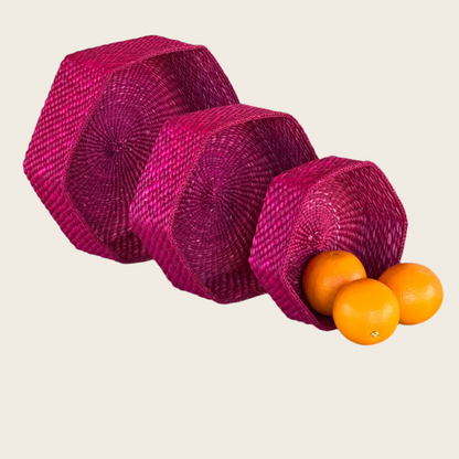 HIFADHI Basket Hexagon - Pink