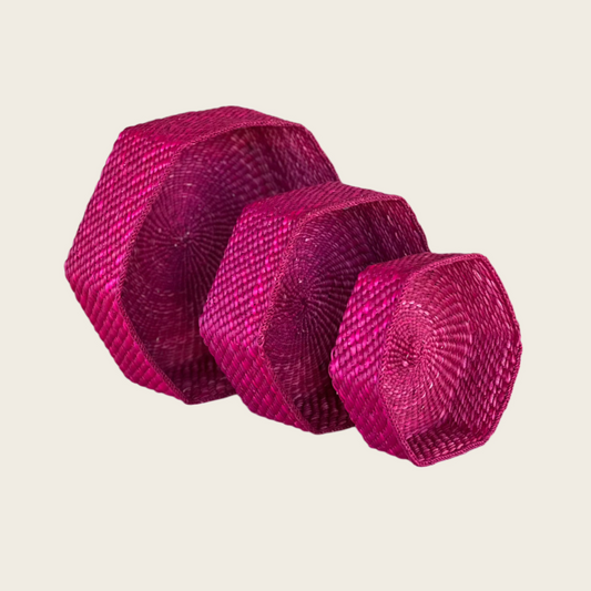 HIFADHI Basket Hexagon - Pink