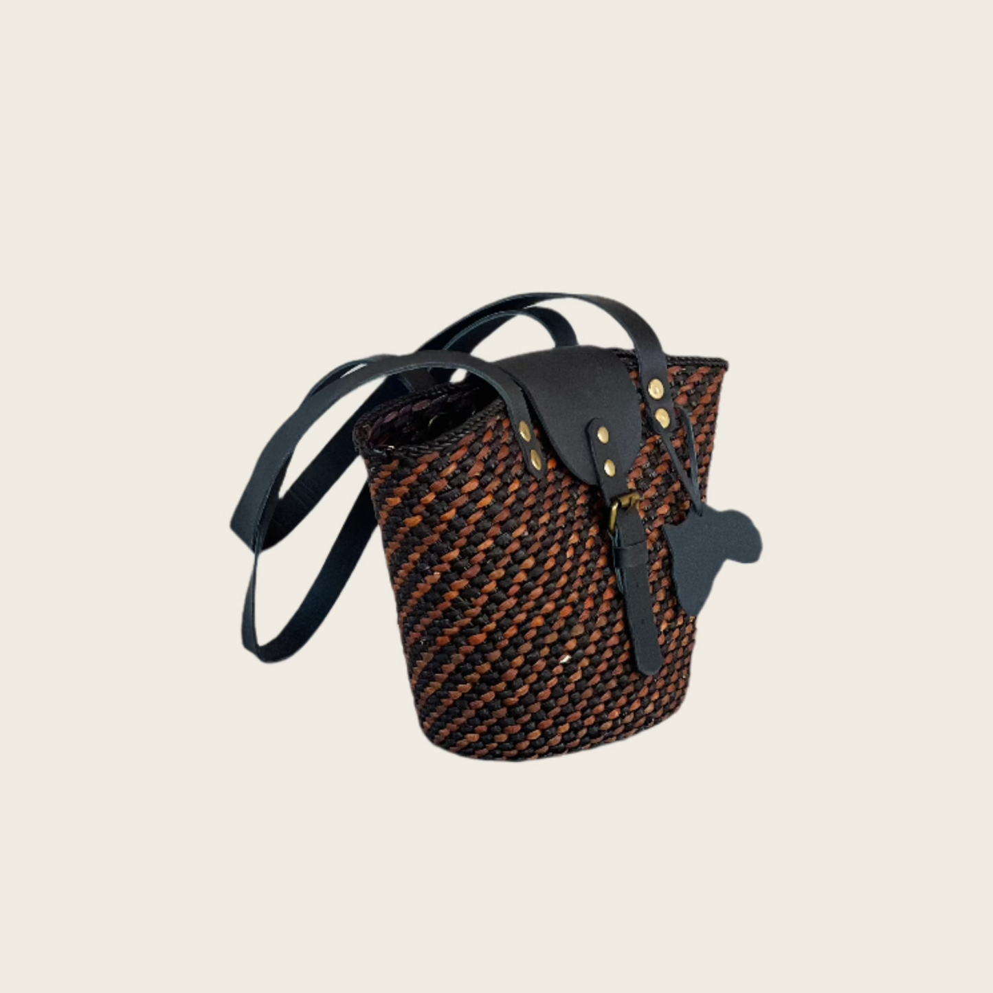 BEBA Tote Bag -Black and Brown