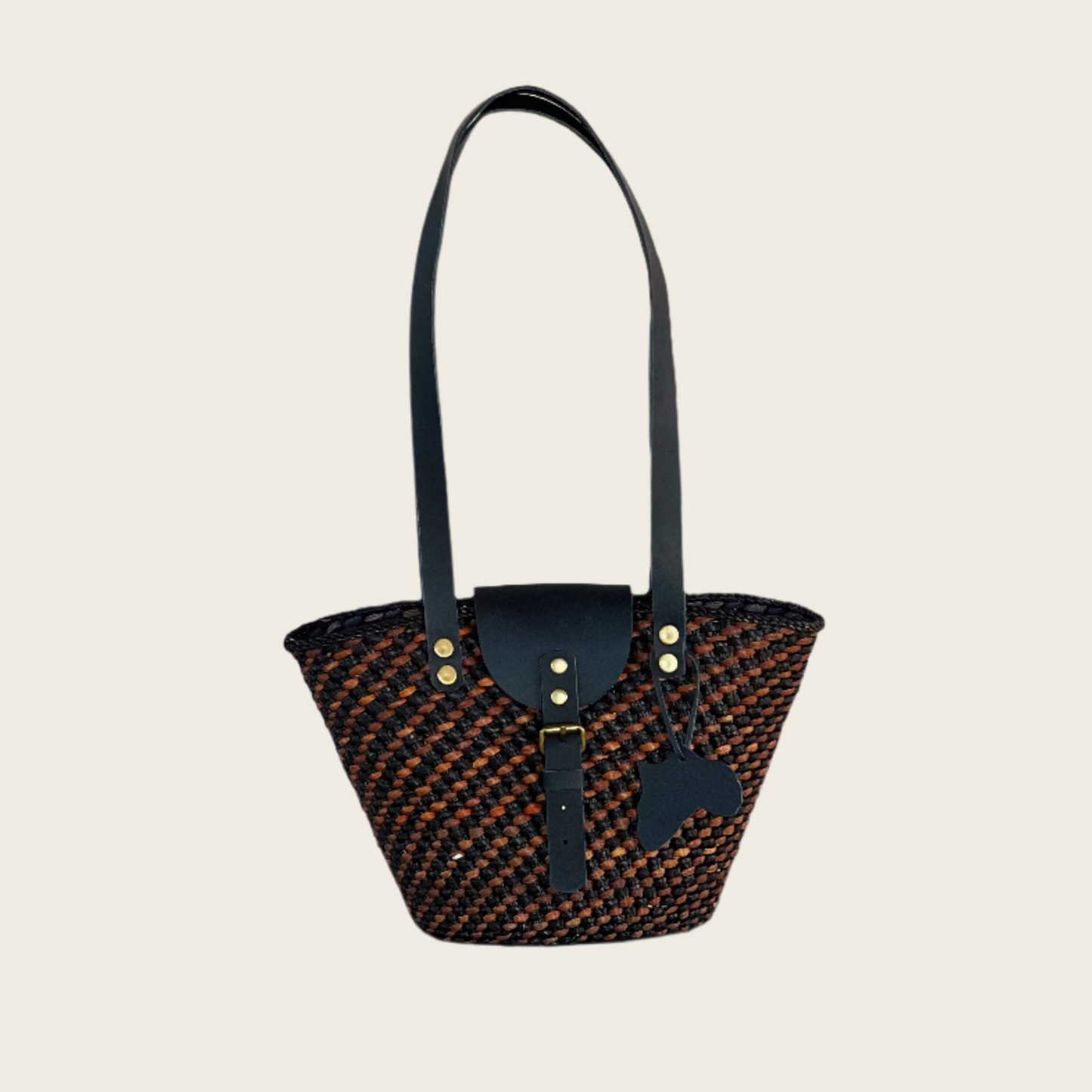 BEBA Tote Bag -Black and Brown