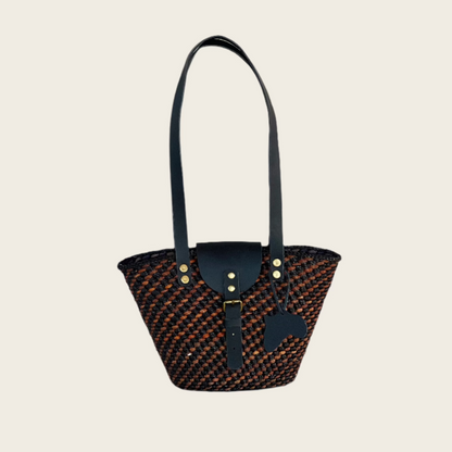 BEBA Tote Bag -Black and Brown