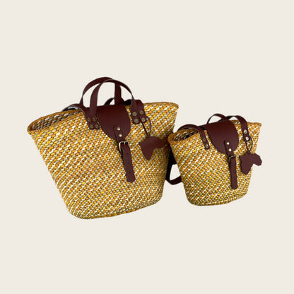 BEBA Tote Bag - Yellow and Natural