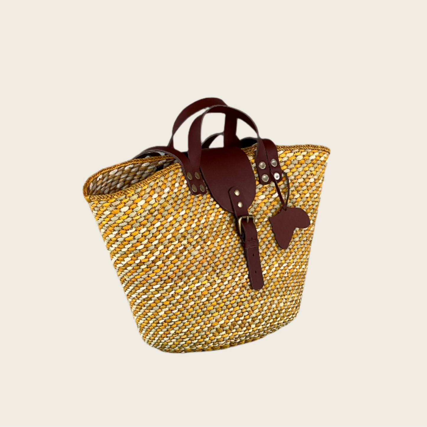 BEBA Tote Bag - Yellow and Natural