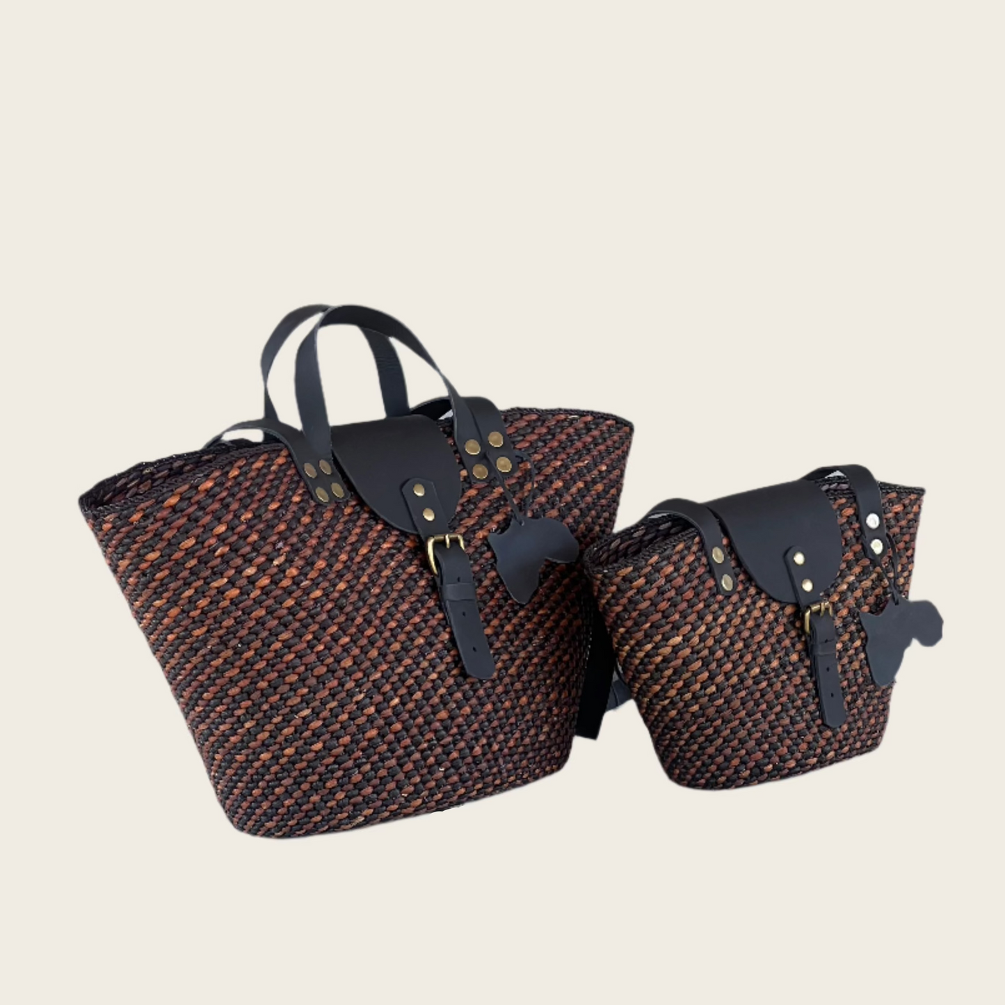 BEBA Tote Bag -Black and Brown