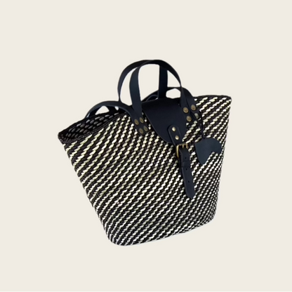 BEBA Tote Bag -Black and Natural